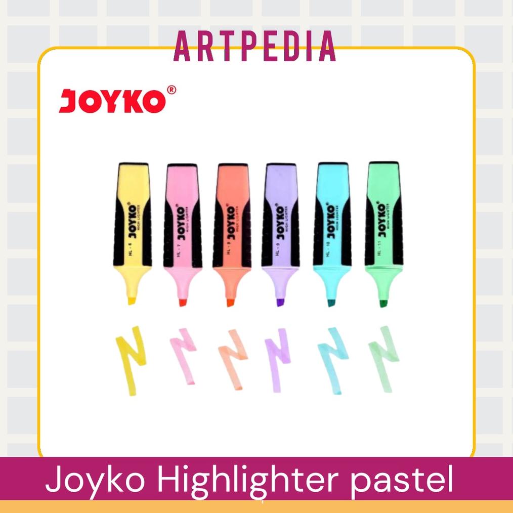 Jual Joyko Highlighter Pastel Color Joyko Pastel Penanda Warna