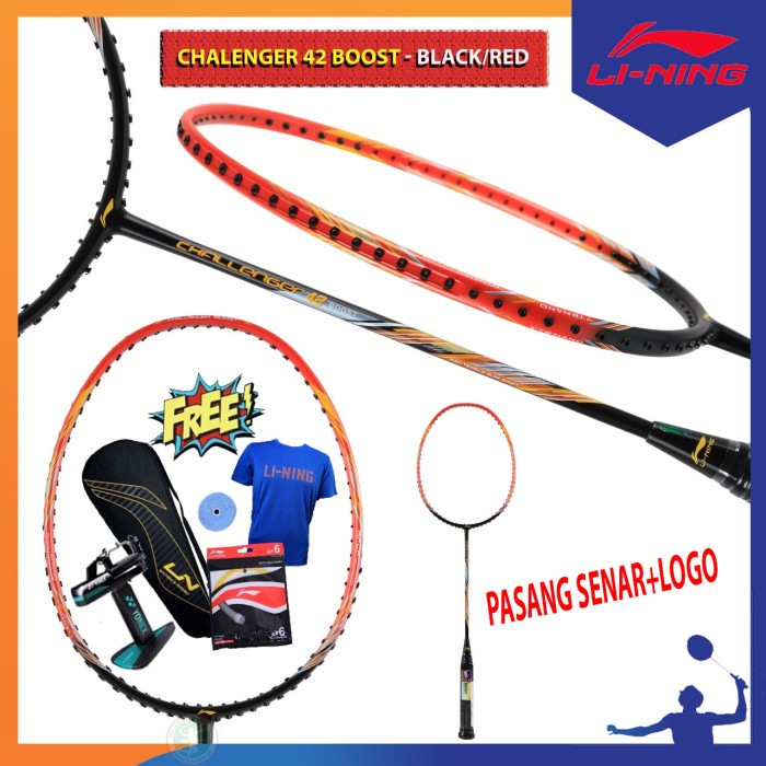 Jual LINING Challenger 15 24 42 Boost Raket Badminton Original | Shopee ...