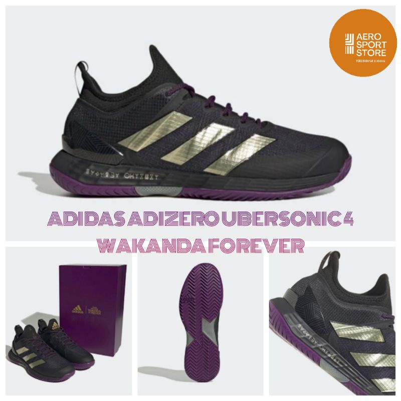 Jual SEPATU TENIS ADIDAS X WAKANDA FOREVER ADIZERO UBERSONIC 4 MEN 2022 ORIGINAL Shopee Indonesia