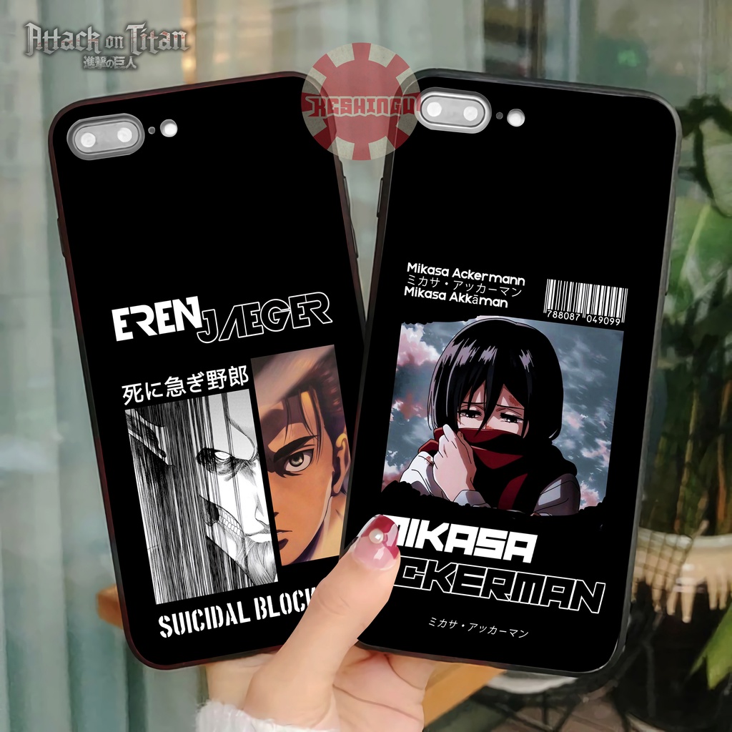 Jual Custom Case Casing Anime Attack On Titan Shingeki No Kyojin ( All