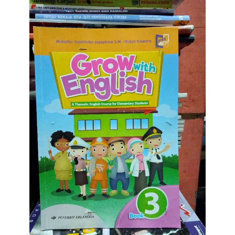 Jual Buku Grow With English Kurikulum Merdeka SD Kelas 4 karya Mukarto, dkk