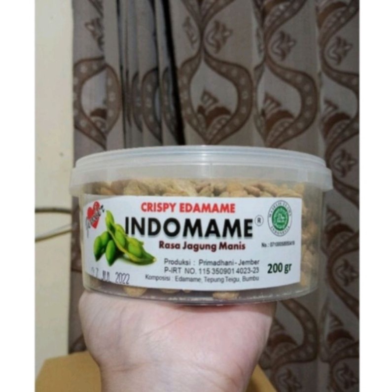 Jual Edamame Crispy Goreng 200gr Camilan Kedelai Jepang Cemilan Produk