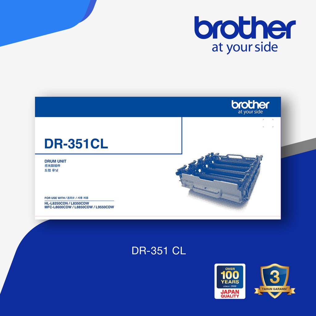 Drum Toner Brother Original DR351CL DR-351 CL for HL-L8250CDN, HL-L8350CDW - Original Resmi