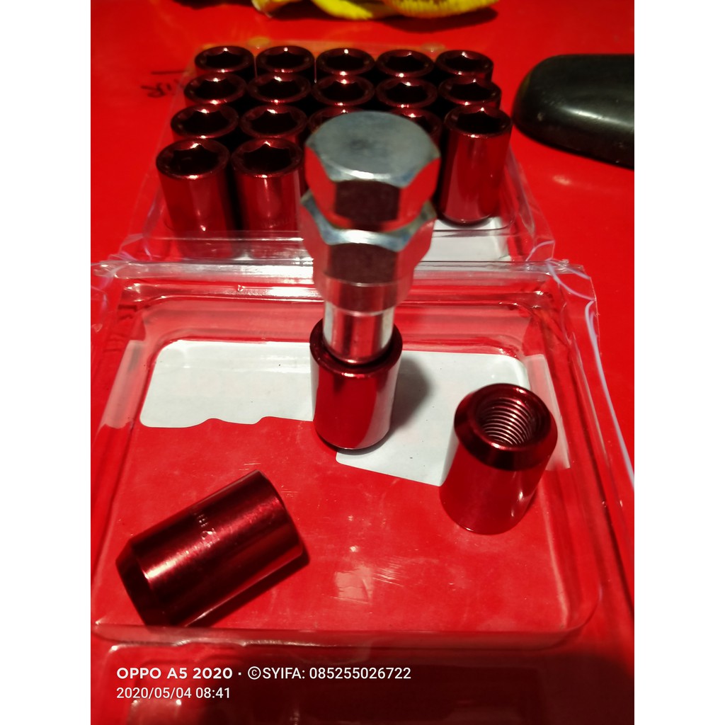 Jual Baut Roda racing warna bahan besi ukuran 1.50mm | Shopee Indonesia