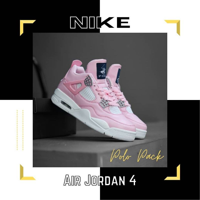 Air jordan 4 store polo pack pink