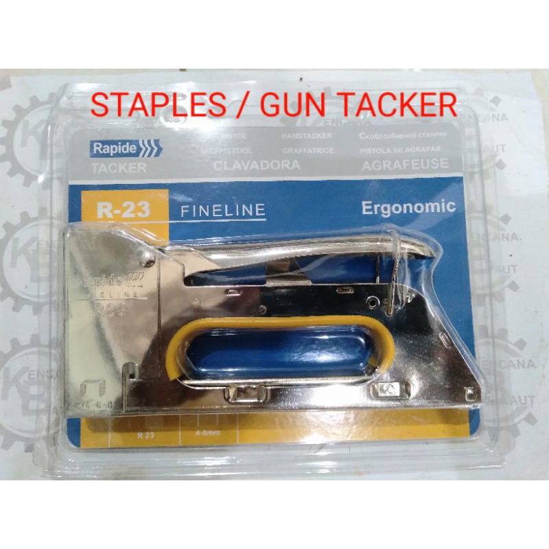 Jual STAPLES / GUN TACKER / HANDTACKER / ERGONOMIC | Shopee Indonesia