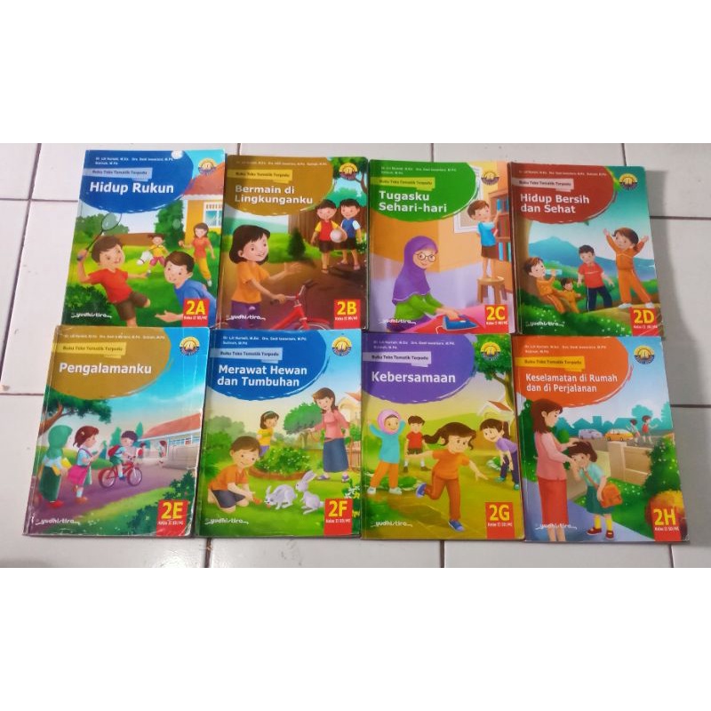 Jual Tematik Terpadu ABCDEFGH Kelas 2 SD/MI K13 REVISI YUDHISTIRA ...
