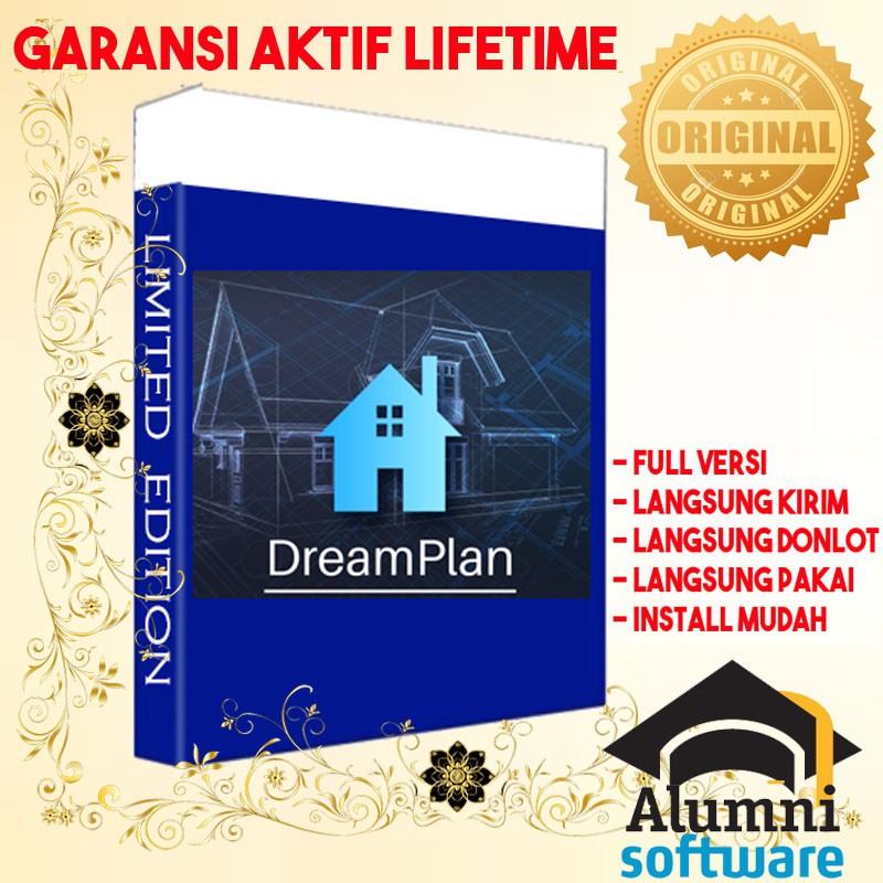 Jual [FULL VERSION] DreamPlan Plus Home Design Software - GARANSI