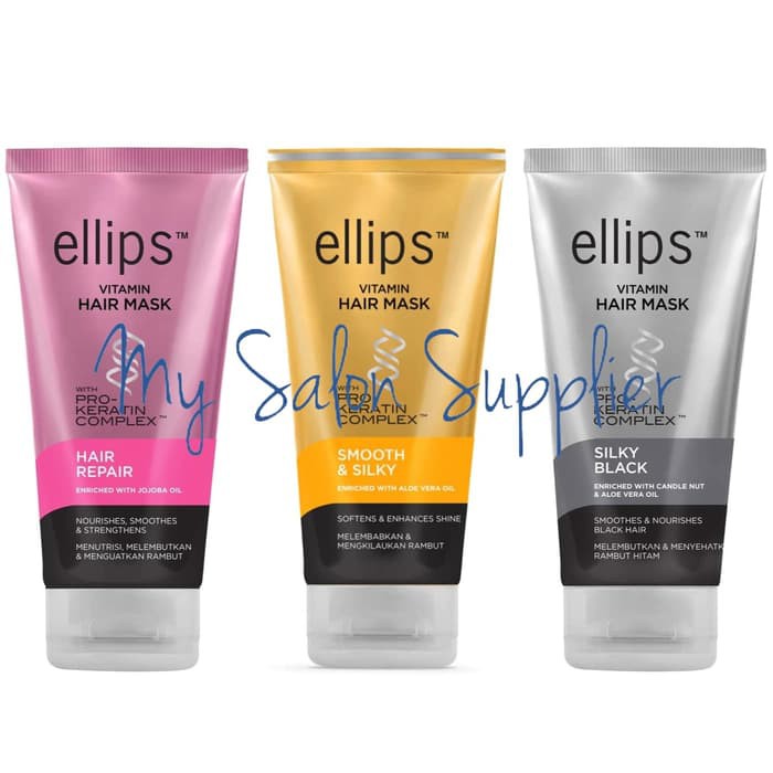 Jual Ellips Vitamin Hair Mask Pro Keratin Complex 120g / Masker Rambut ...