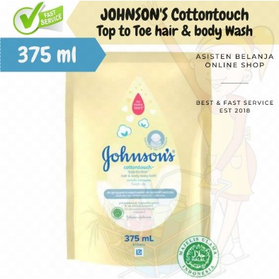 Buy Johnson's Bath Cotton Touch Baby Refill 375 ml Online