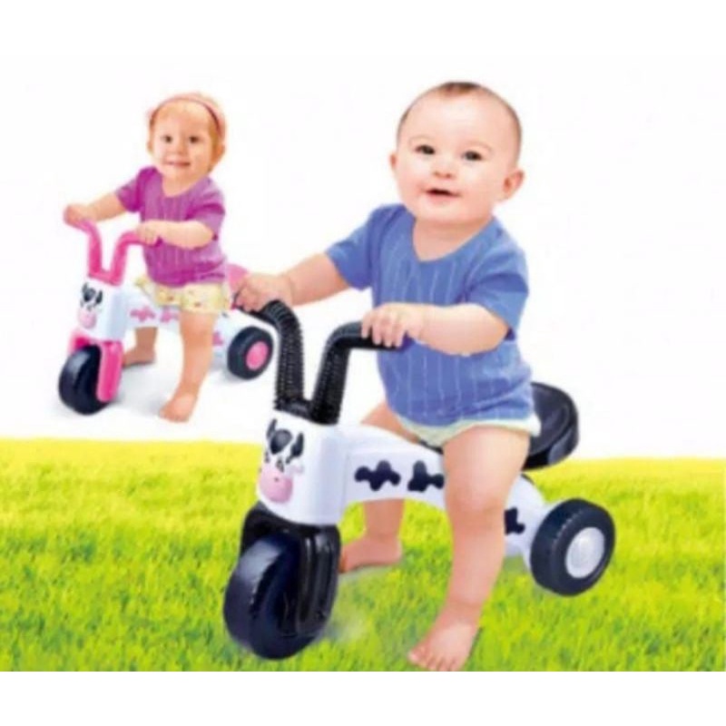 Jual SEPEDA KESEIMBANGAN RODA TIGA SAPI / PUSHBIKE TRICYCLE HAPPY COW ...