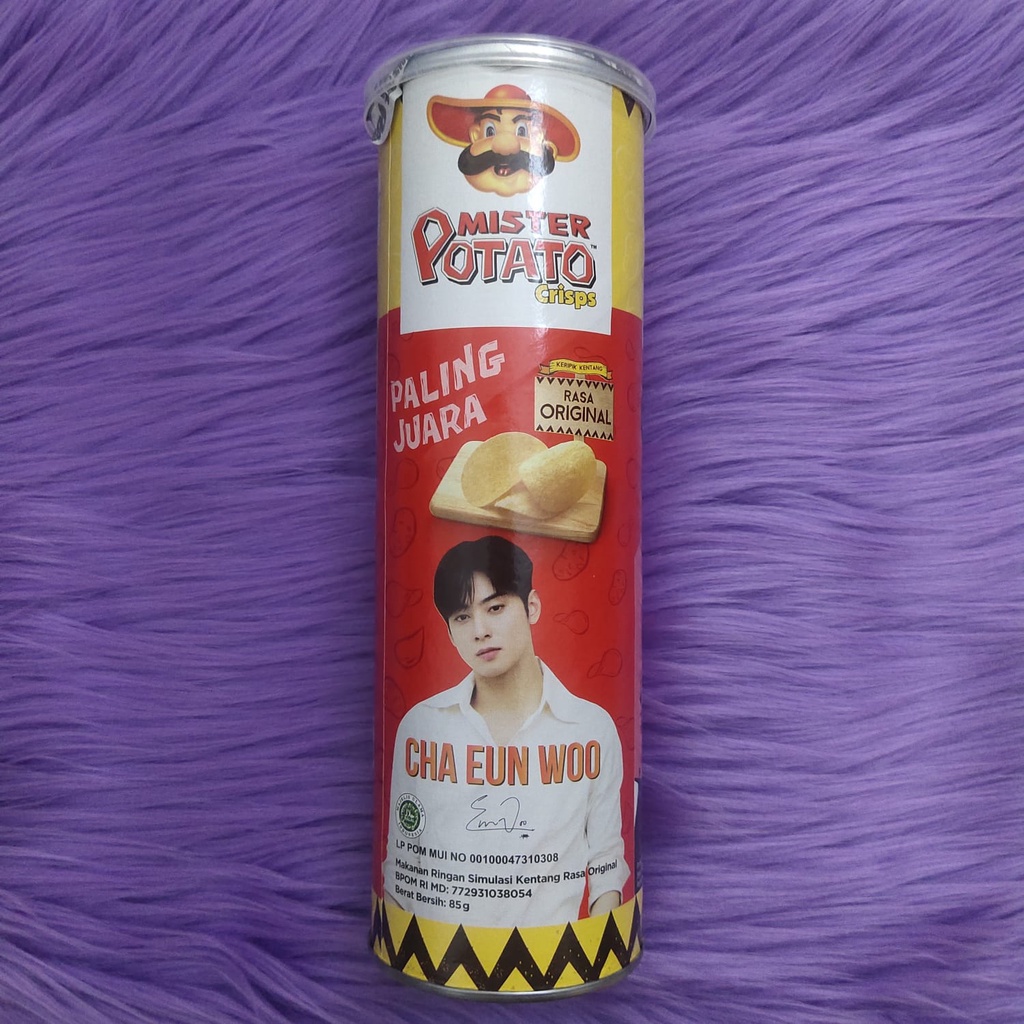 Jual [NEW] Mister Potato X Cha Eun Woo / Keripik Kentang Shopee Indonesia
