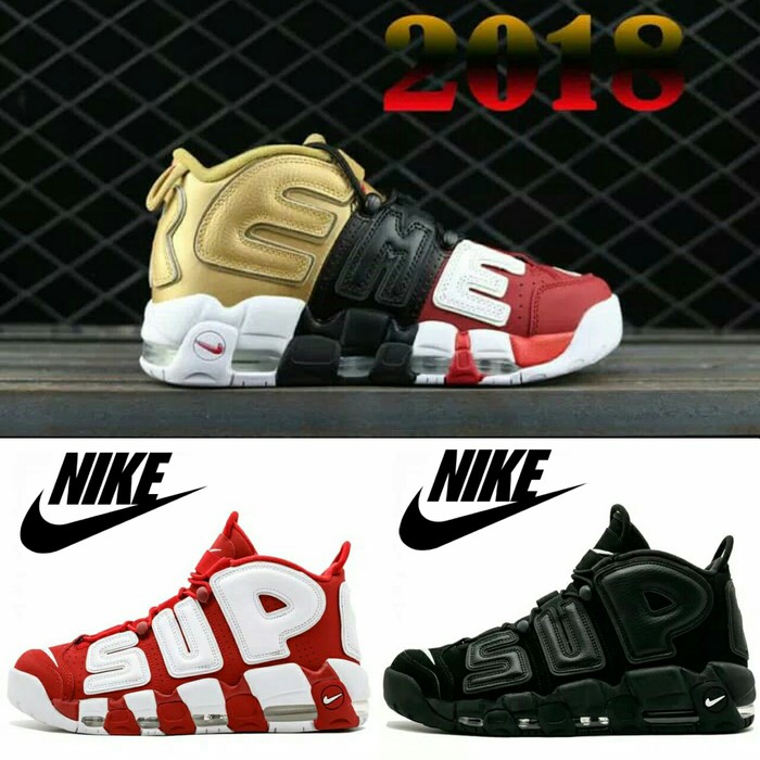 Nike uptempo shop supreme harga