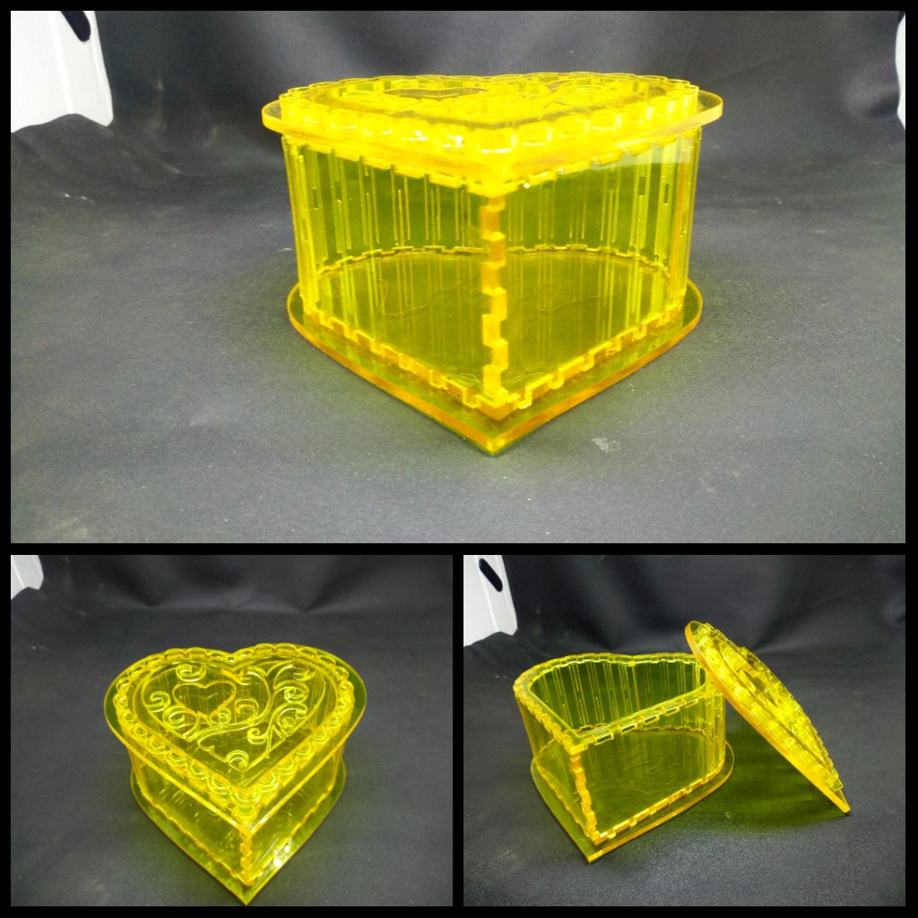 Jasa cutting laser akrilik tebal 2-3mm Rp.1000 per 10cm2