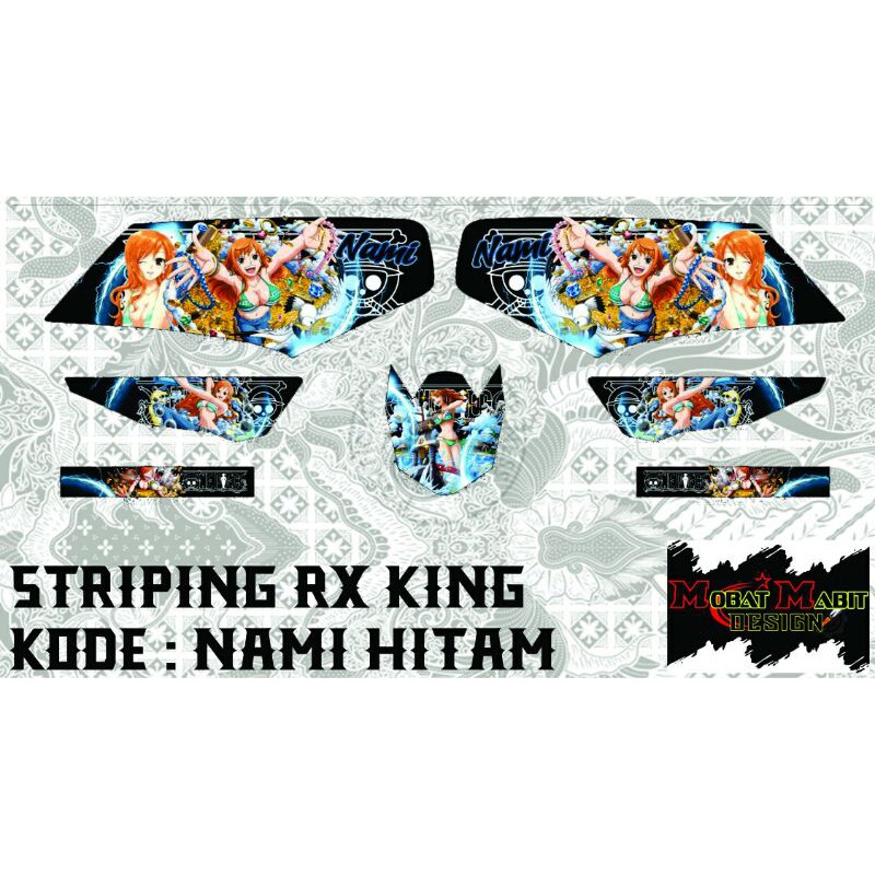 Jual Striping Rx King Custom, Bisa Tambahkan : Nama, Nomor, Club