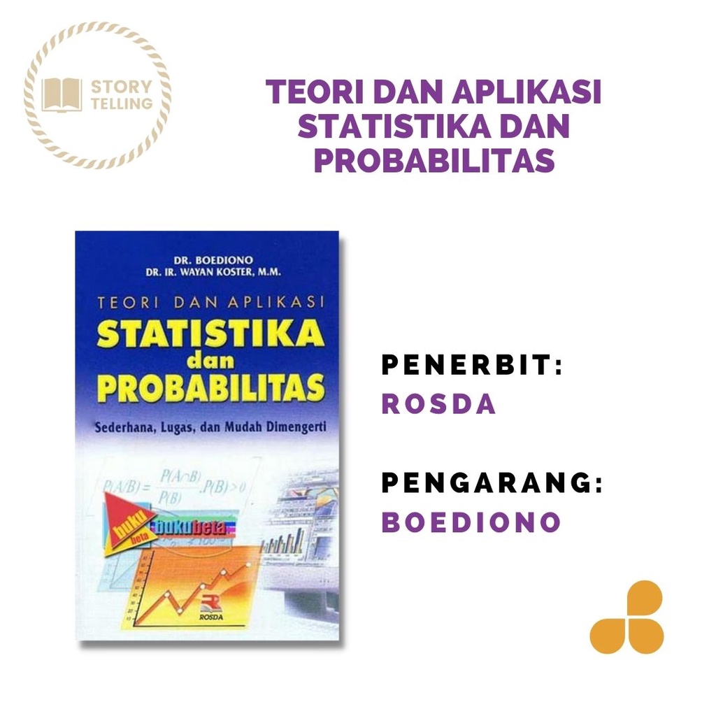 Jual Buku TEORI DAN APLIKASI STATISTIKA DAN PROBABILITAS By Dr Boediono Shopee Indonesia