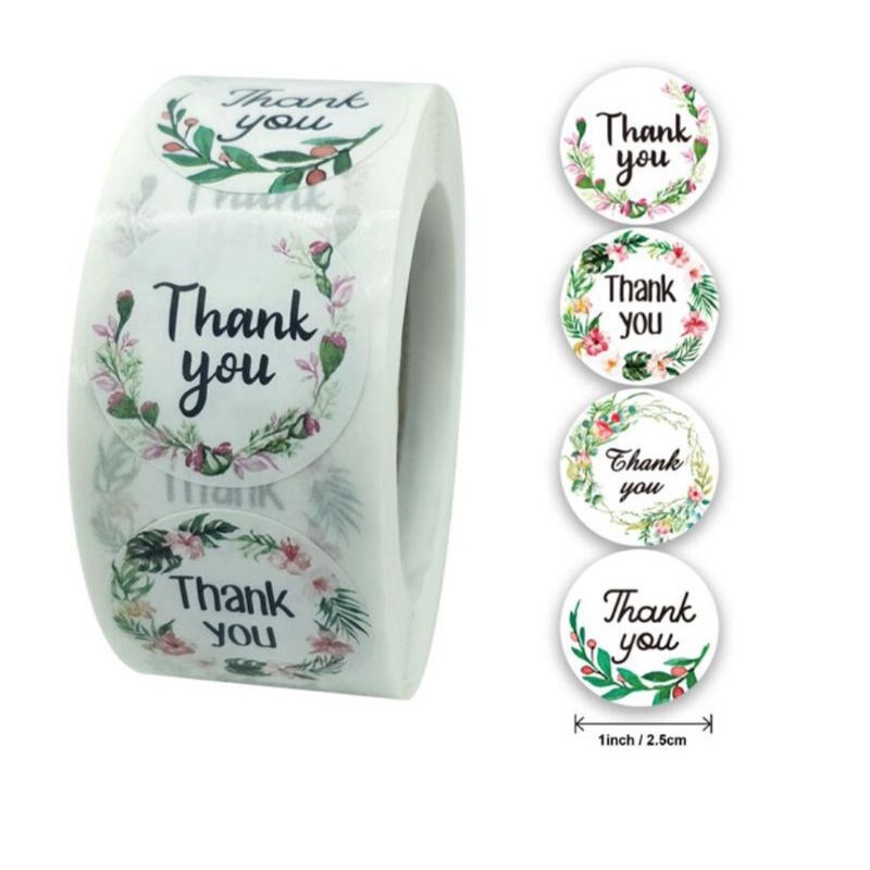 Jual Stiker Thankyou / Stiker Label Hampers | Shopee Indonesia