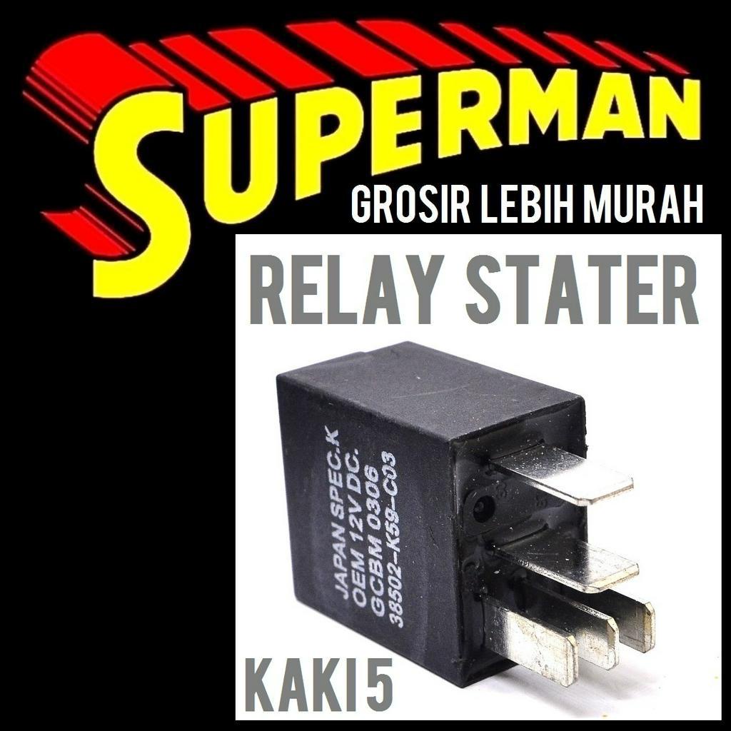 Jual RELAY STATER KAKI 5 GEPENG BEAT Fi POOP ESP SCOOPY Fi PCX VARIO