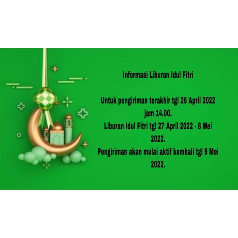 Jual Informasi Libur Idul Fitri Shopee Indonesia