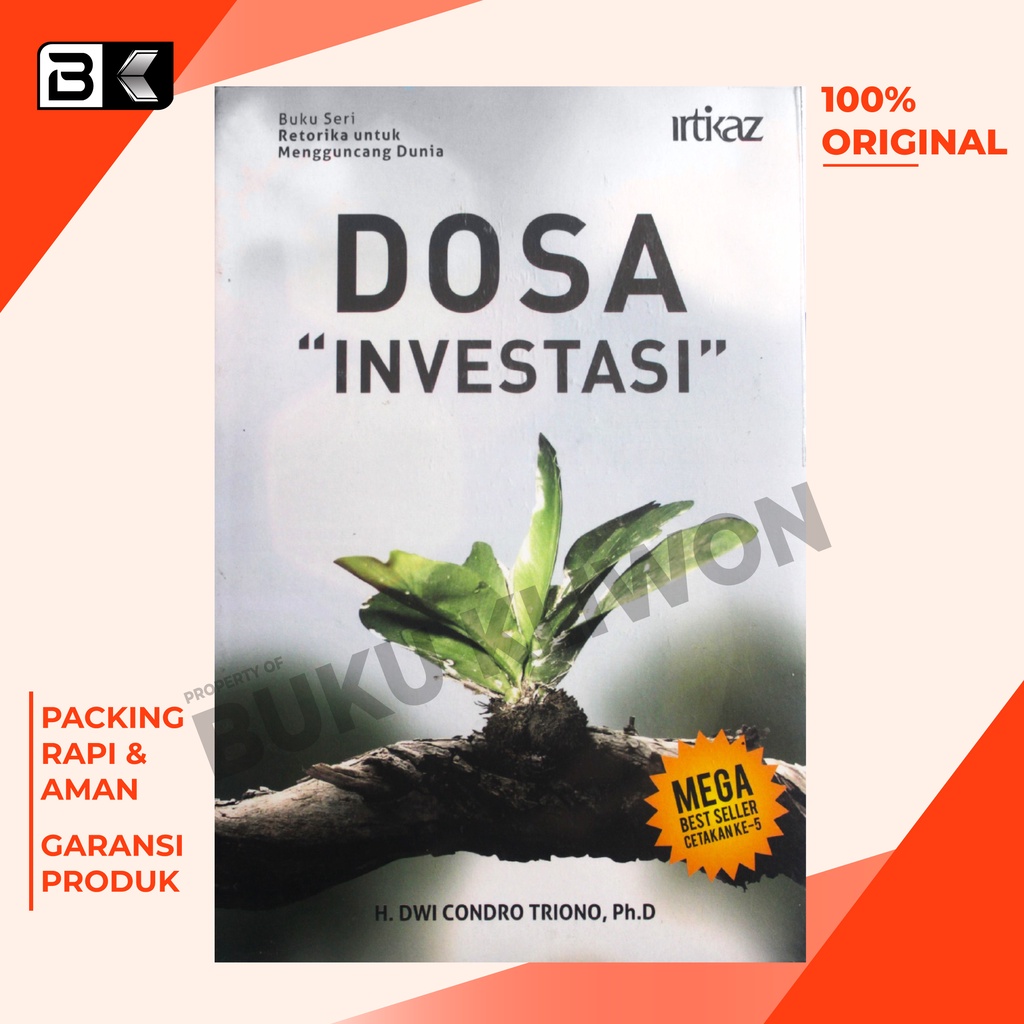 Jual Buku Dosa Investasi Dwi Condro Triono BUKU ORIGINAL | Shopee Indonesia