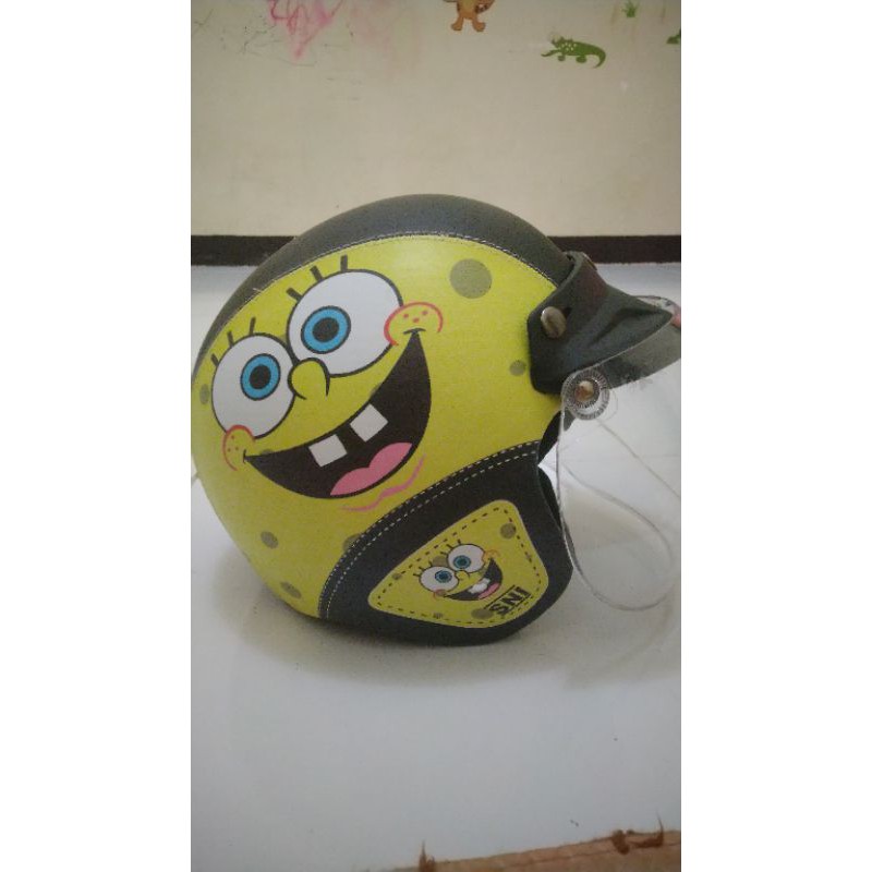 Jual helm bogo anak Spongebob Shopee Indonesia