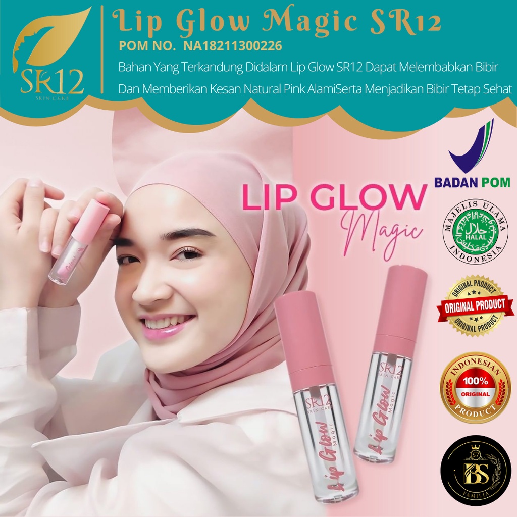 Jual TERLARIS!! LIP GLOW SR12 LIP GLOW MAGIC SR12 BIBIR GLOWING VITAMIN ...