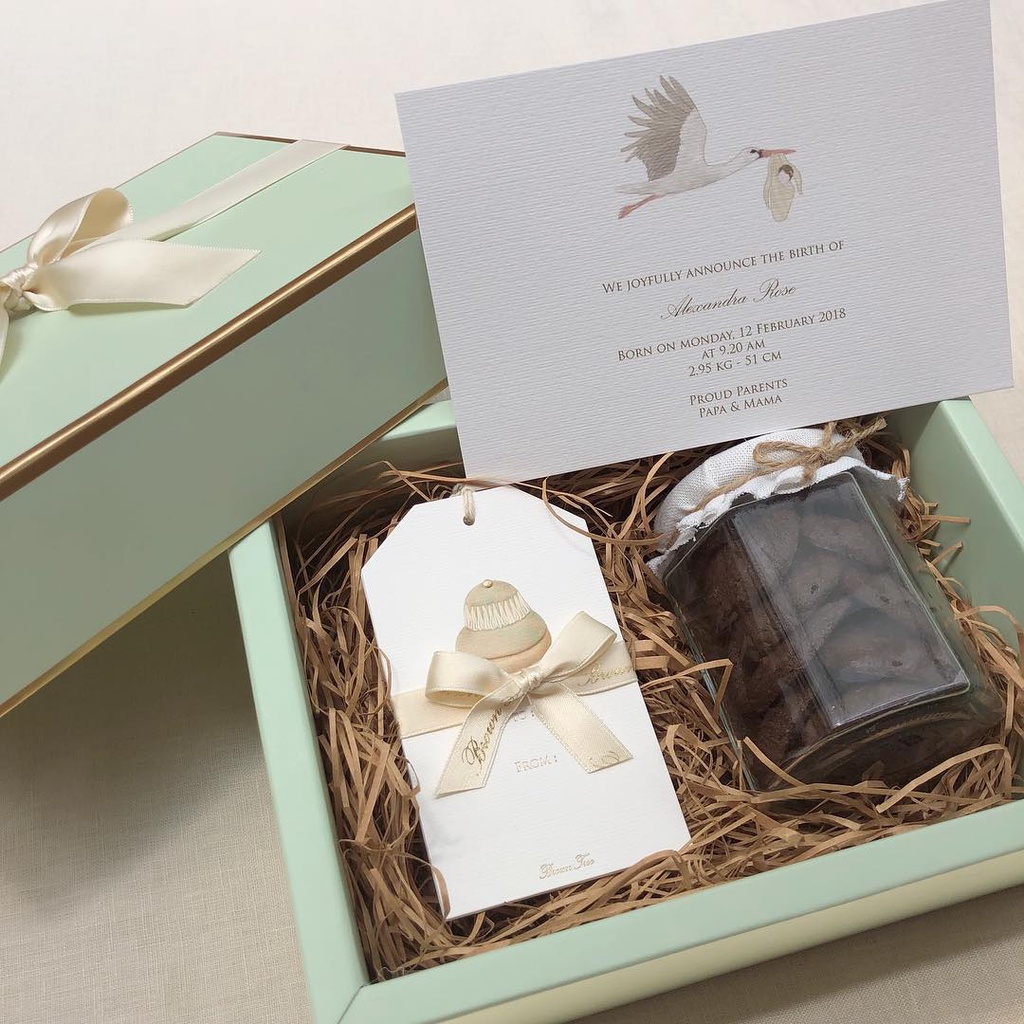 Jual Brown Tree / Plain Fine Box / Gift Box / Hamper Box / Pistachio ...
