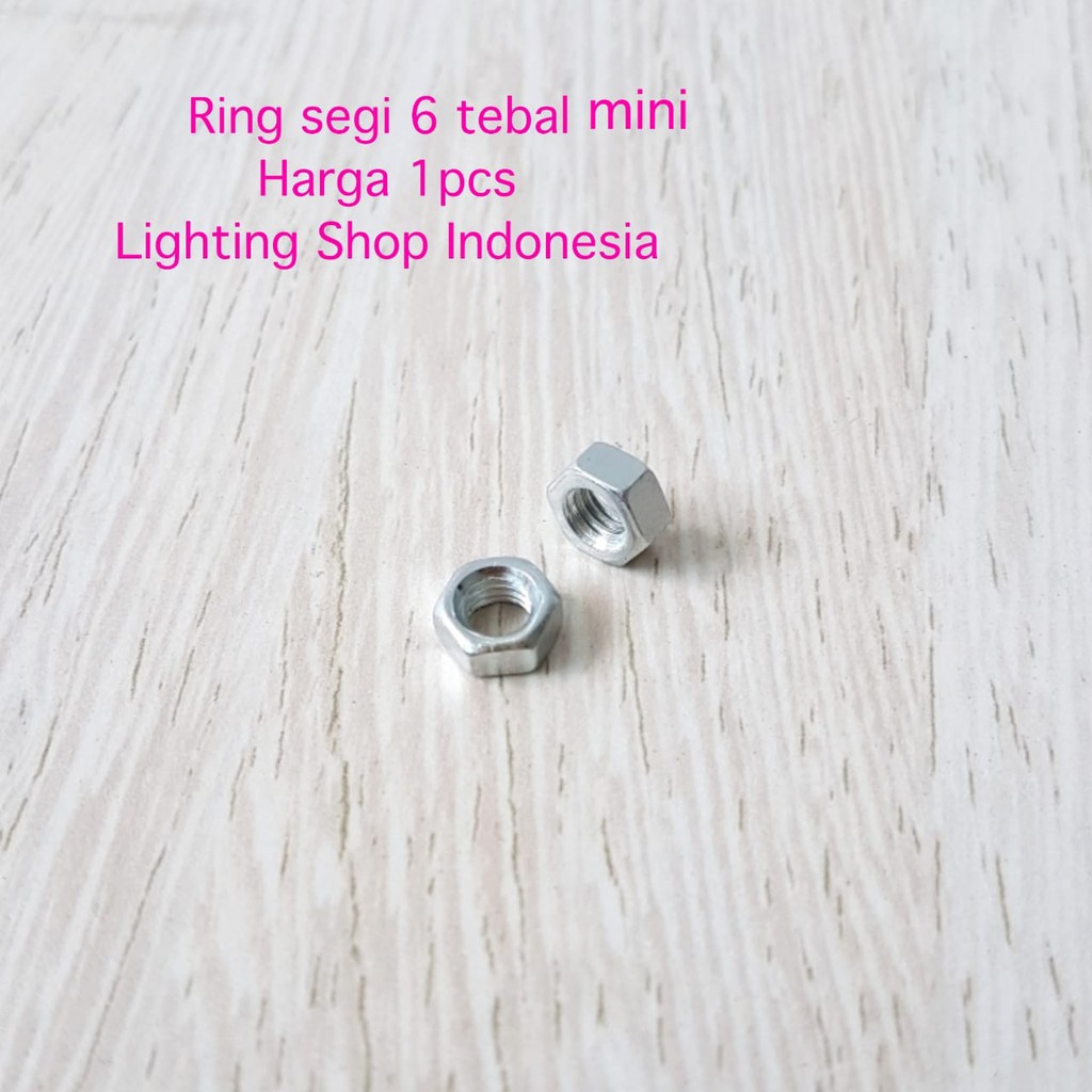 Jual Mur hex nut ring segi6 mini segi enam 3 mm segi 6 1 buah | Shopee ...