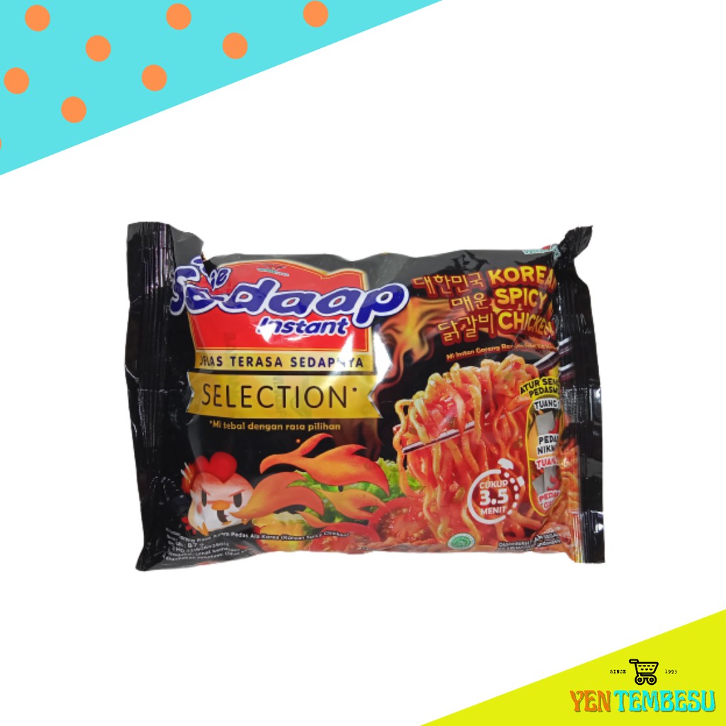 Jual Mie Sedaap Instant Selection Korean Spicy Chicken 87g Dan Style