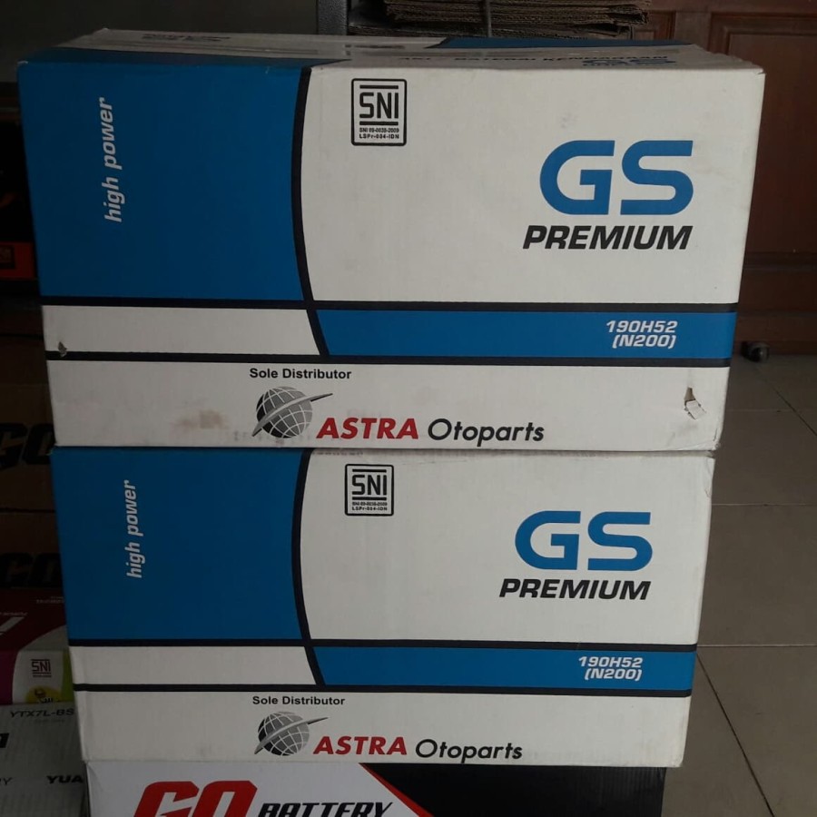 Jual Aki GS Premium ASTRA 190H52 / N200 12v 200Ah Aki Basah | Shopee