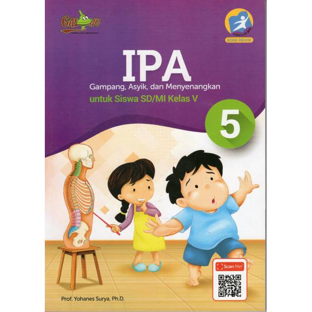 Jual Buku K 13 Ipa Kelas 5 Sd Gasing Penulis Prof Yohanes Surya Ph D Shopee Indonesia 7287