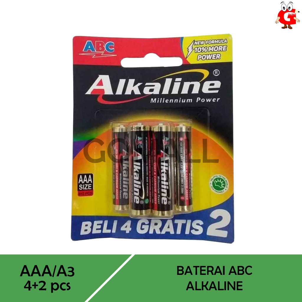 Jual Baterai Abc Alkaline Aaaa3 6pcs Battery Abc Alkaline Aaa 6pcs Shopee Indonesia 0051