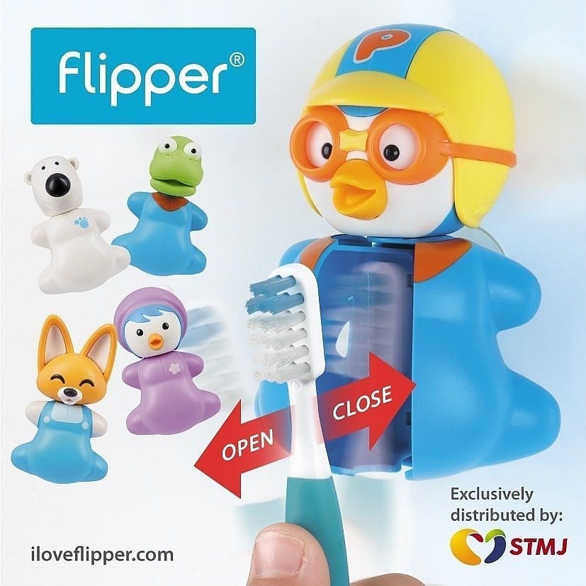 Jual FLIPPER PORORO SERIES / FLIPPER / TEMPAT PENYIMPANAN SIKAT ...