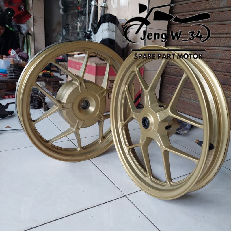 Jual VELG RODA RACING VARIO 150 SE GOLD ORIGINAL | Shopee Indonesia