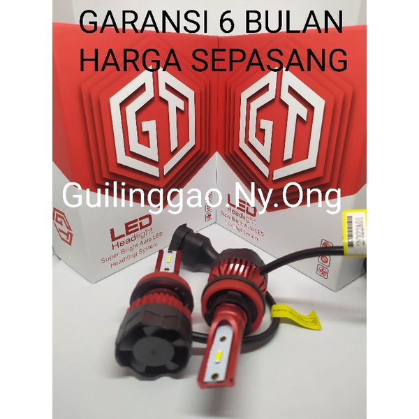 Jual Led GT LIGHT H11/H16 GT Light Super Bright Jamin Terang Garansi 6 ...
