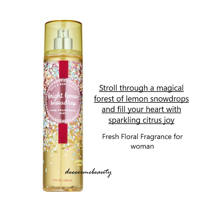 Bright lemon snowdrop perfume hot sale