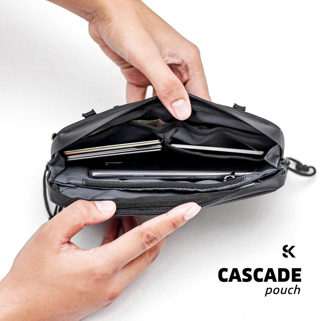 Jual Sidekick Project CASCADE Clutch Pria Warna Hitam Multifungsi (Hand ...