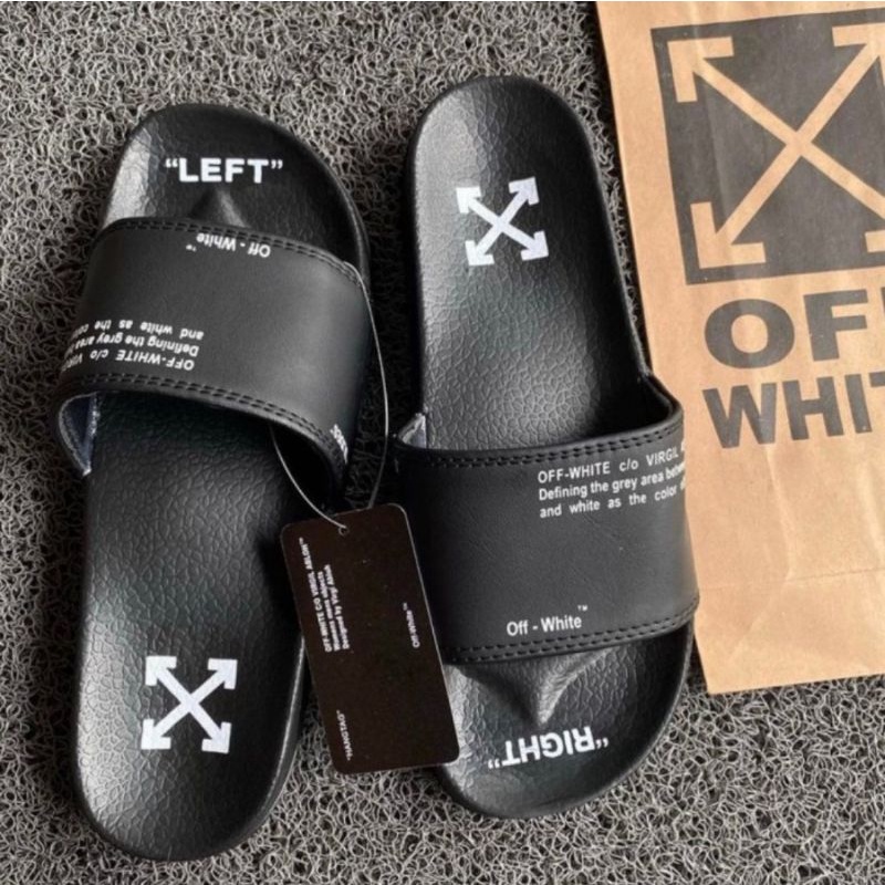 Sandal slop off discount white