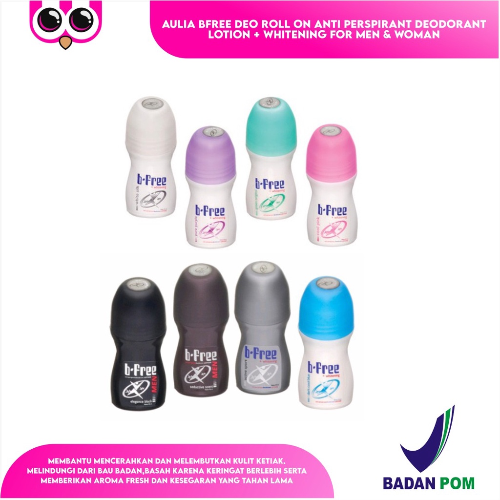 Jual AULIA BFREE DEO ROLL ON ANTI PERSPIRANT DEODORANT LOTION