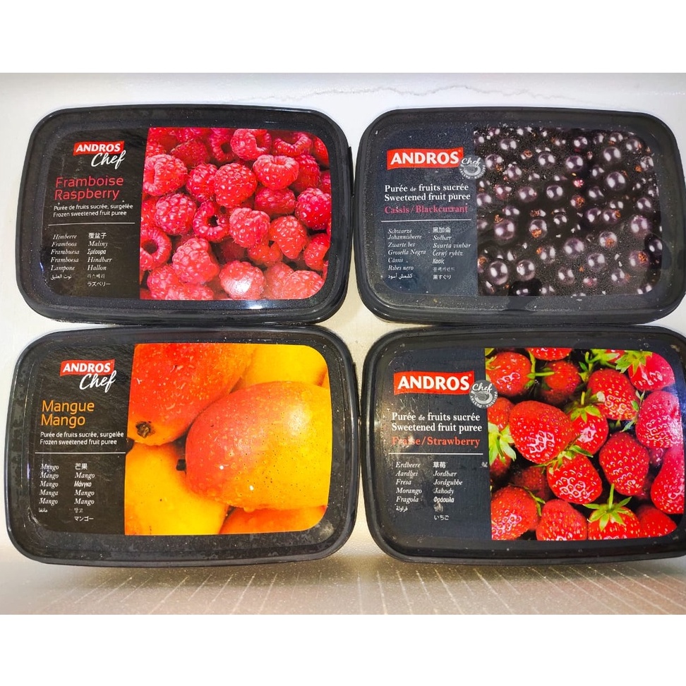 Jual ANDROS Frozen Fruit Puree 1kg Shopee Indonesia