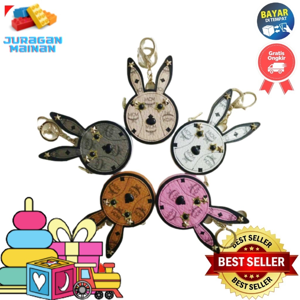 [MCM]★Himmel Lauretos Key Holder Buy MCM Neutral Himmel Key Ring in Lauretos Monogram Canvas