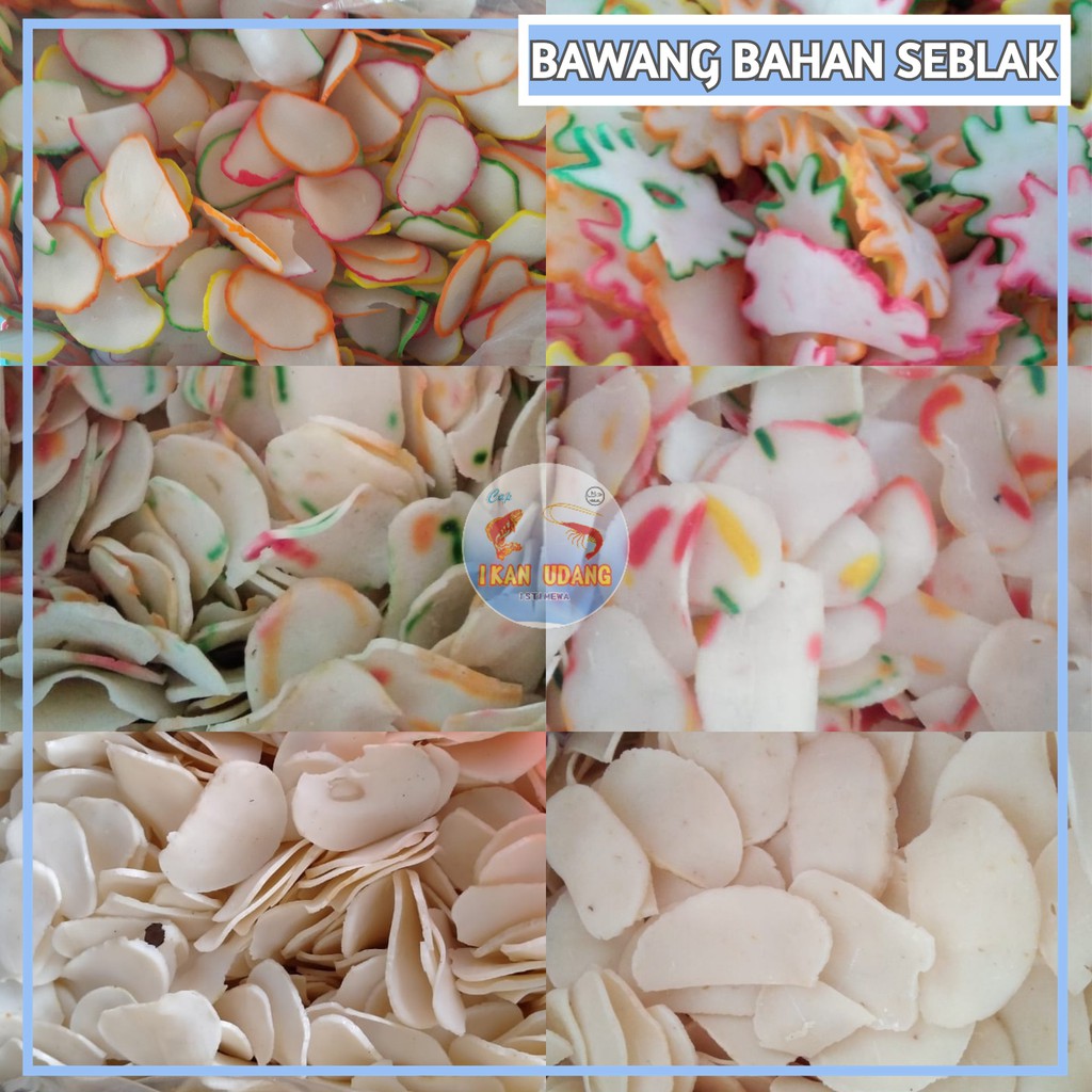 Jual [ 500gr ] Kerupuk Krupuk Mentah Krecek Bawang Untuk Bahan