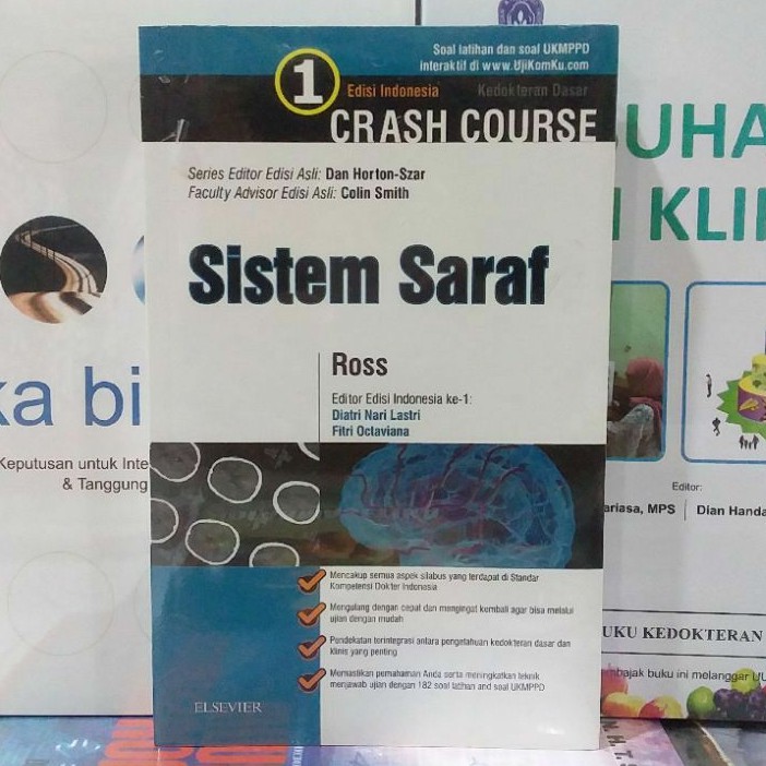 Jual (ORIGINAL) BUKU CRASH COURSE SISTEM SARAF EDISI INDONESIA 1 ...