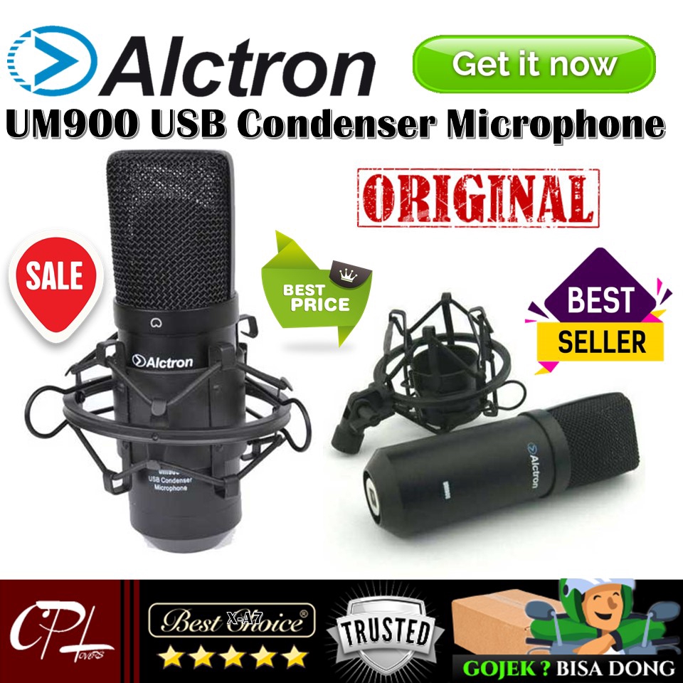 Jual Alctron UM900 USB Condenser Microphone Shopee Indonesia