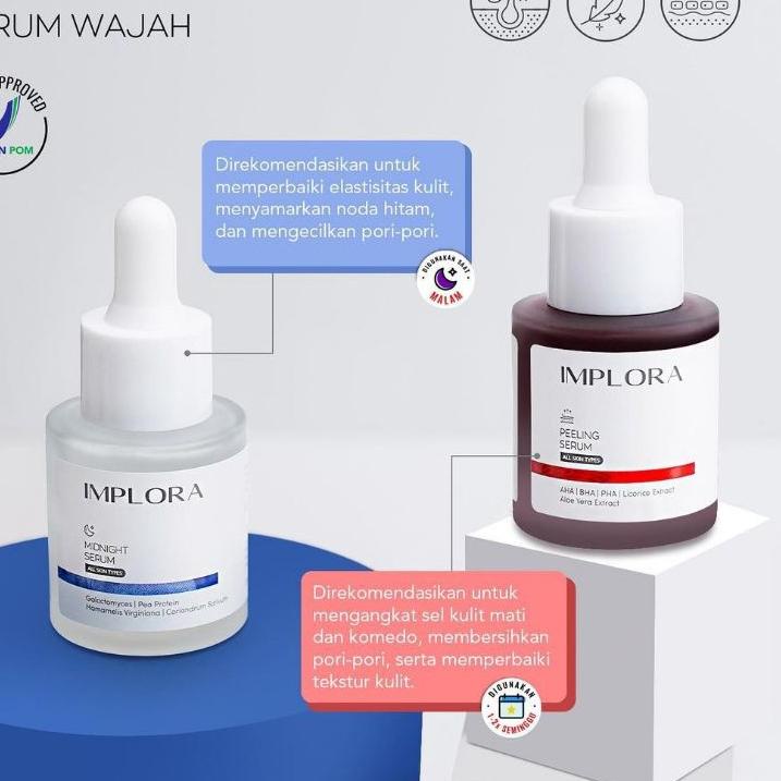 Jual QLS Implora Face Serum Acne Serum Anti Jerawat | Luminous ...