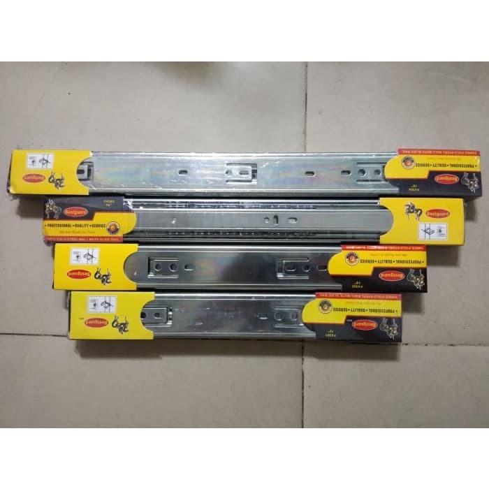 Jual Rell Laci Pintu Lemari Geser Lipat Terdapat 4 Ukuran Rell Laci Set Kanan Kiri Besi 