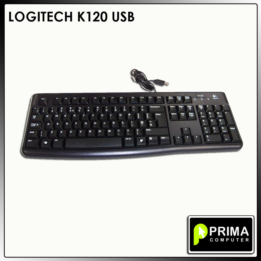 Jual LOGITECH K120 USB Keyboard | Shopee Indonesia