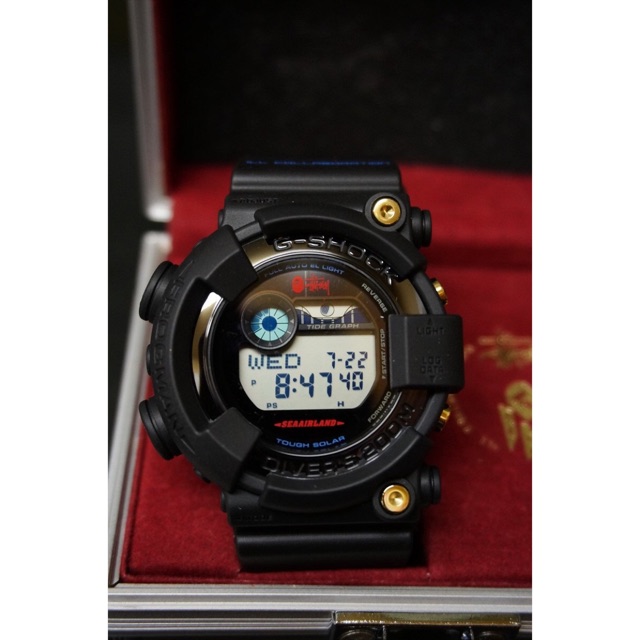 G shock frogman stussy cheap x bape