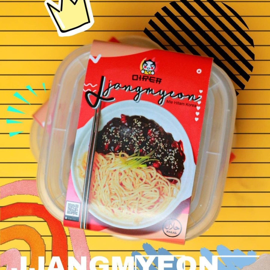 Jual Korean Food Oifyoo Jjangmyeon Mie Hitam Korea | Shopee Indonesia