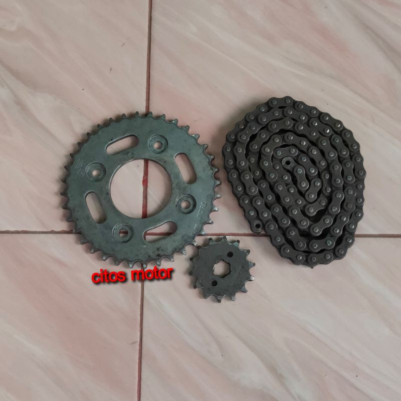 Jual gear set Supra x 125 karisma Kirana second original Shopee Indonesia